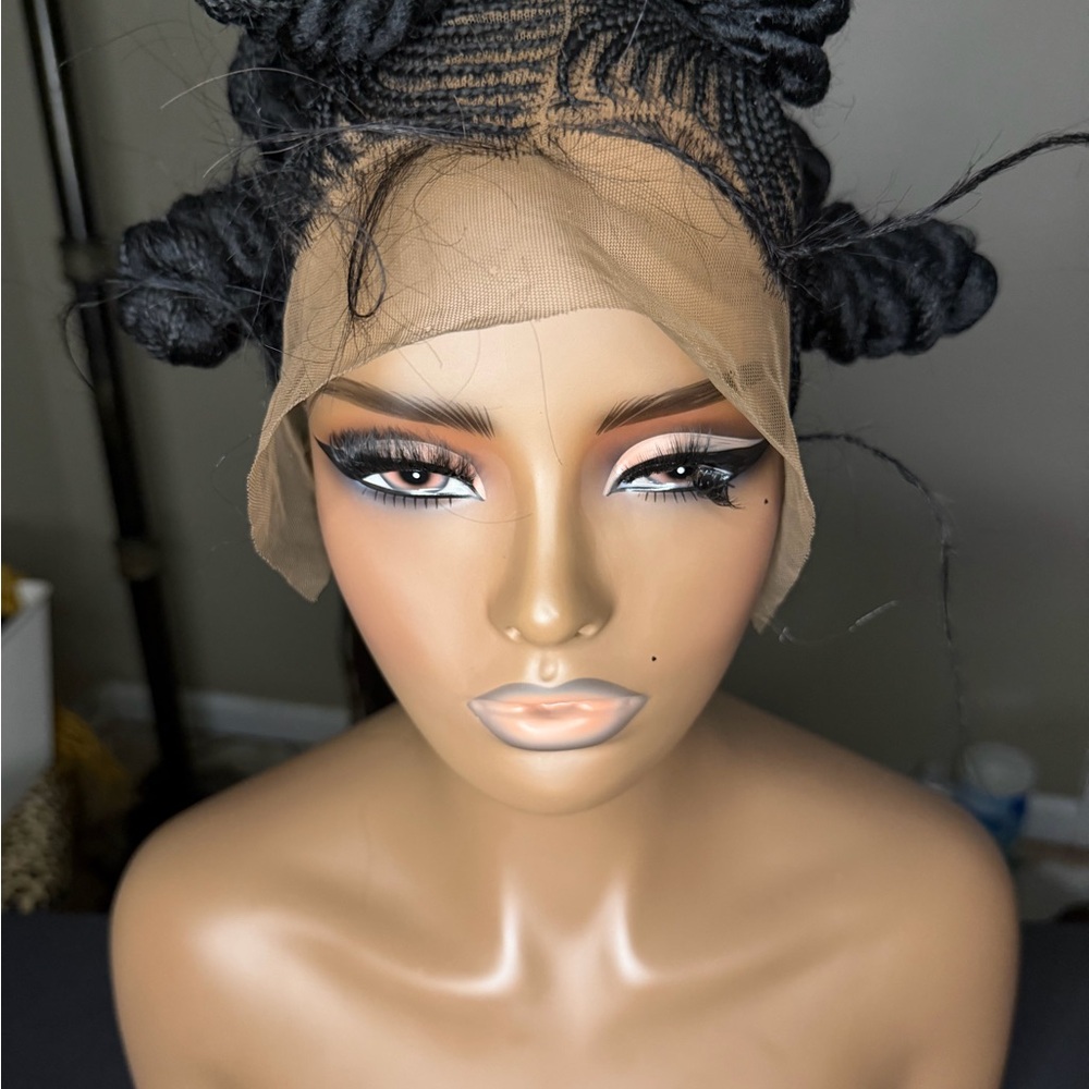 Black Lace Front Wig with Baby Hair - Women's Hair